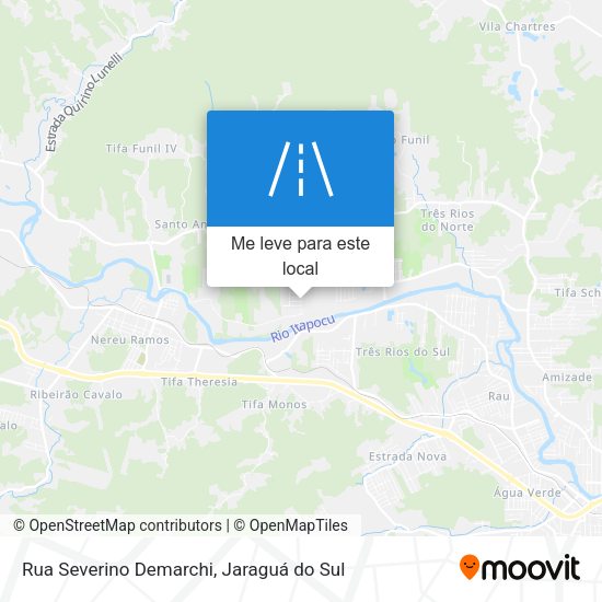 Rua Severino Demarchi mapa