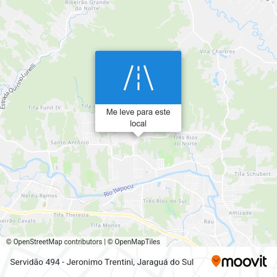 Servidão 494 - Jeronimo Trentini mapa