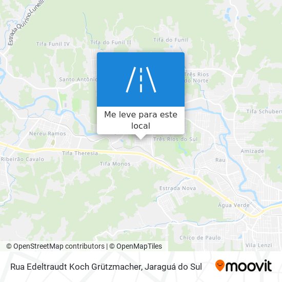 Rua Edeltraudt Koch Grützmacher mapa