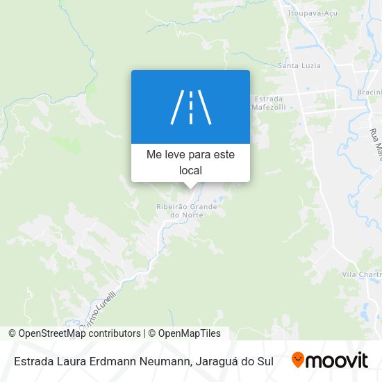 Estrada Laura Erdmann Neumann mapa