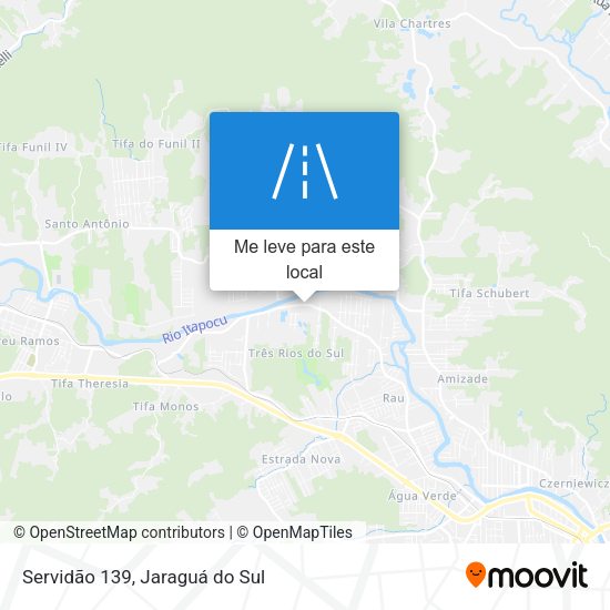 Servidão 139 mapa