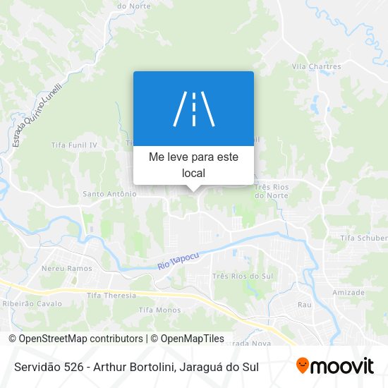 Servidão 526 - Arthur Bortolini mapa