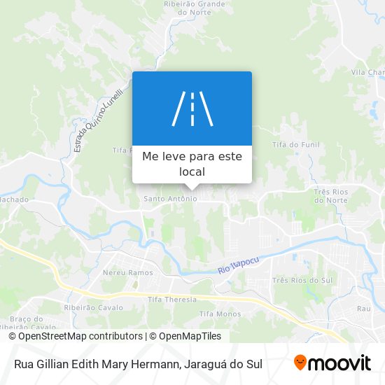 Rua Gillian Edith Mary Hermann mapa