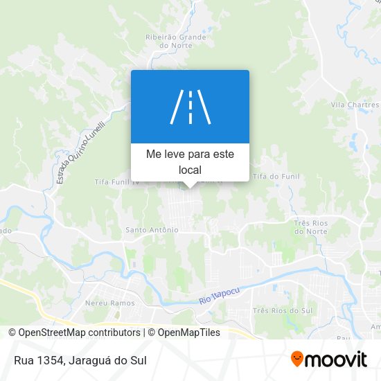 Rua 1354 mapa