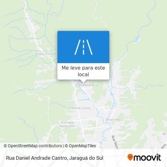 Rua Daniel Andrade Castro mapa