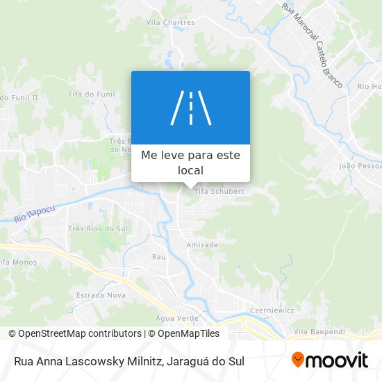 Rua Anna Lascowsky Milnitz mapa