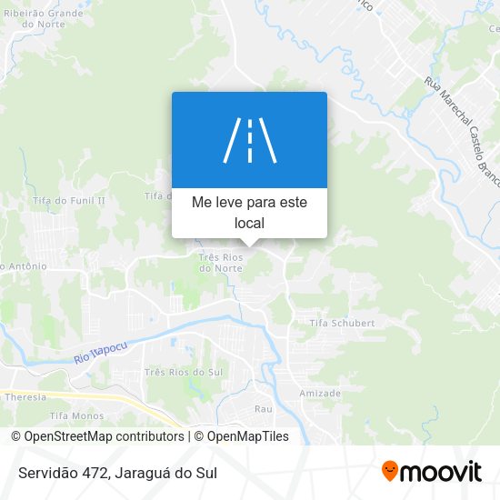 Servidão 472 mapa