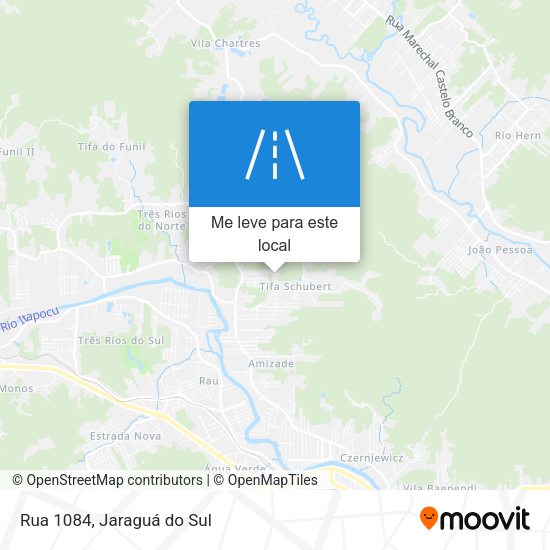 Rua 1084 mapa