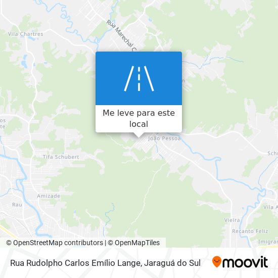 Rua Rudolpho Carlos Emílio Lange mapa