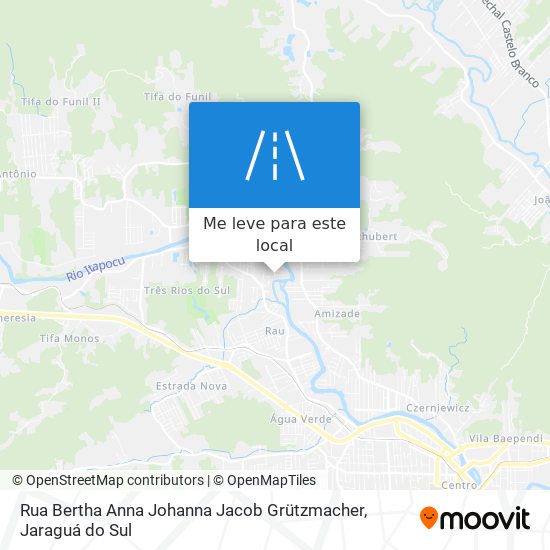 Rua Bertha Anna Johanna Jacob Grützmacher mapa