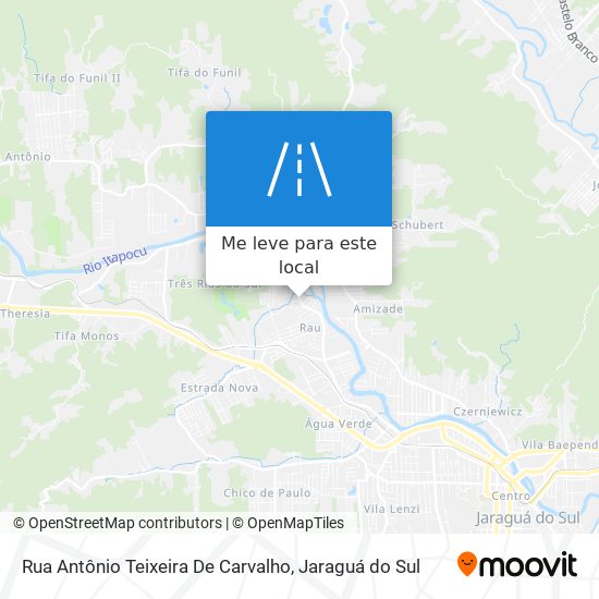 Rua Antônio Teixeira De Carvalho mapa