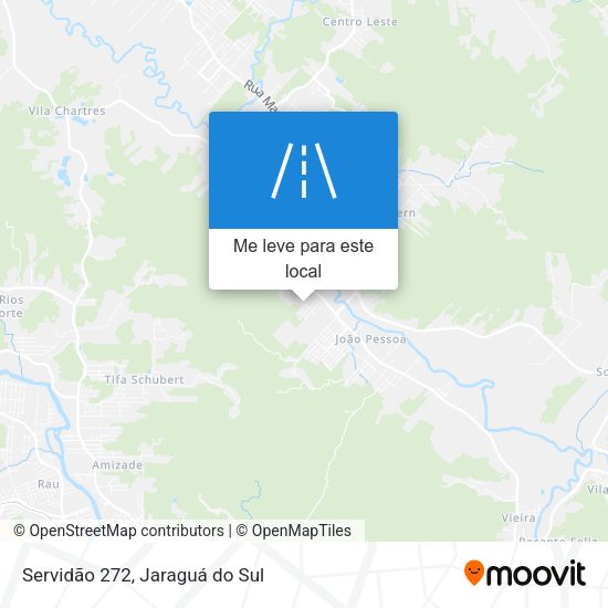 Servidão 272 mapa
