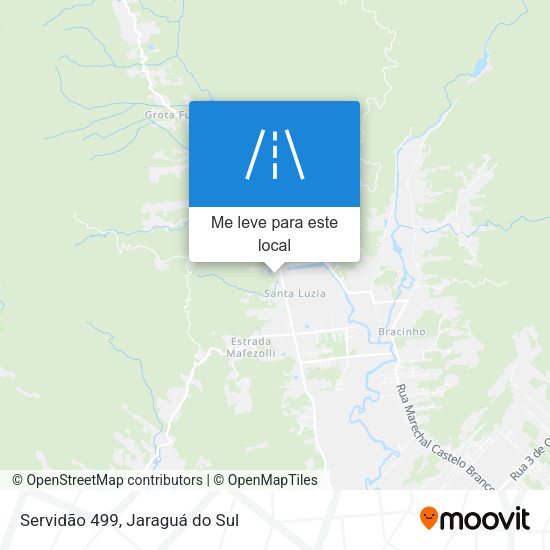 Servidão 499 mapa