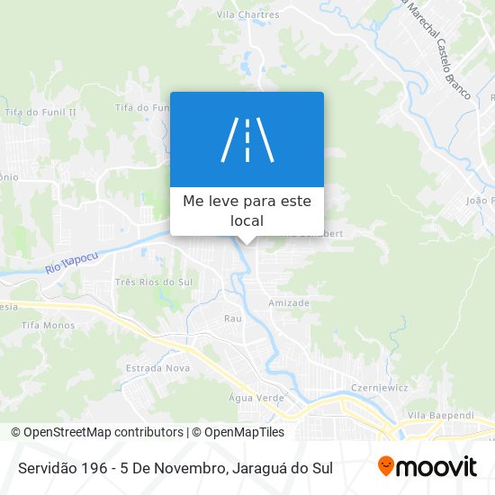 Servidão 196 - 5 De Novembro mapa