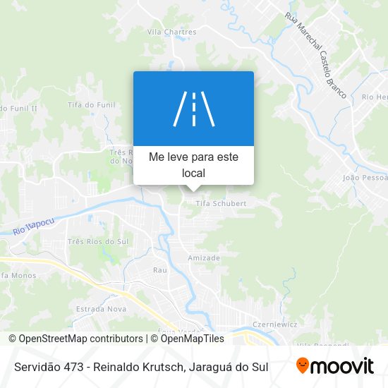 Servidão 473 - Reinaldo Krutsch mapa