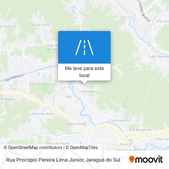 Rua Procópio Pereira Lima Júnior mapa