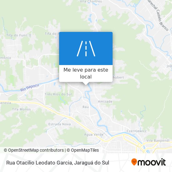 Rua Otacilio Leodato Garcia mapa