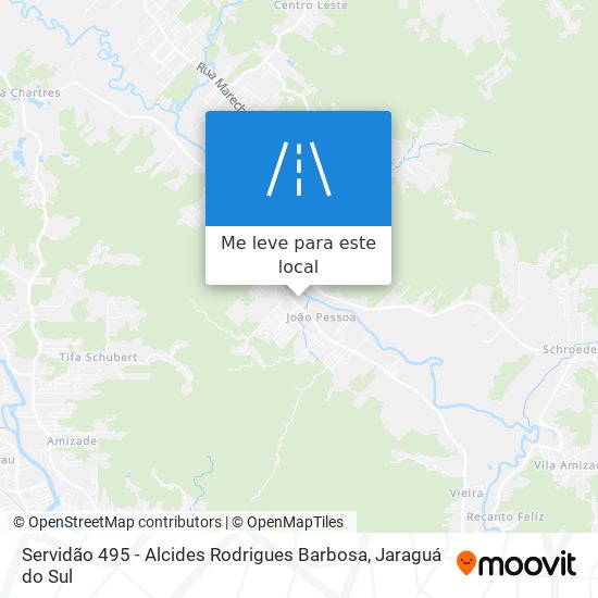 Servidão 495 - Alcides Rodrigues Barbosa mapa