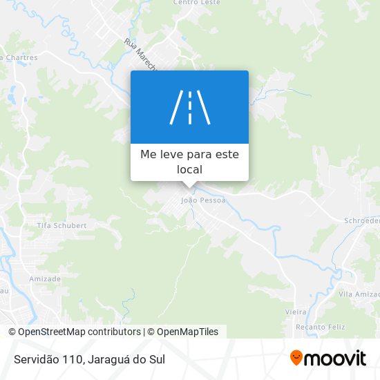 Servidão 110 mapa