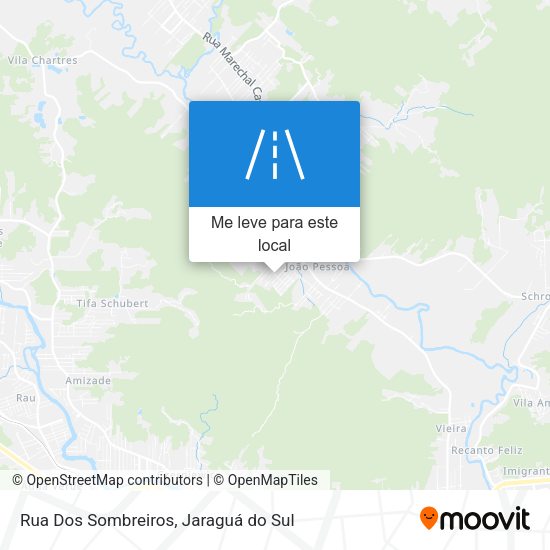 Rua Dos Sombreiros mapa