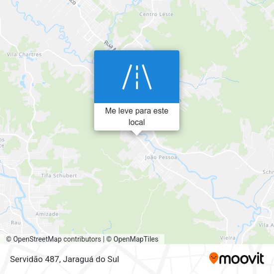 Servidão 487 mapa