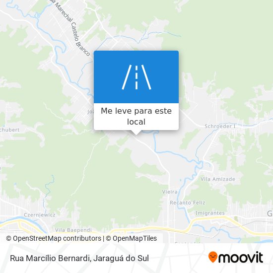 Rua Marcílio Bernardi mapa