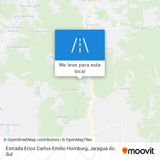 Estrada Erico Carlos Emilio Hornburg mapa