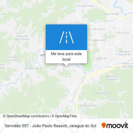 Servidão 557 - João Paulo Raasch mapa