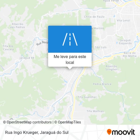 Rua Ingo Krueger mapa