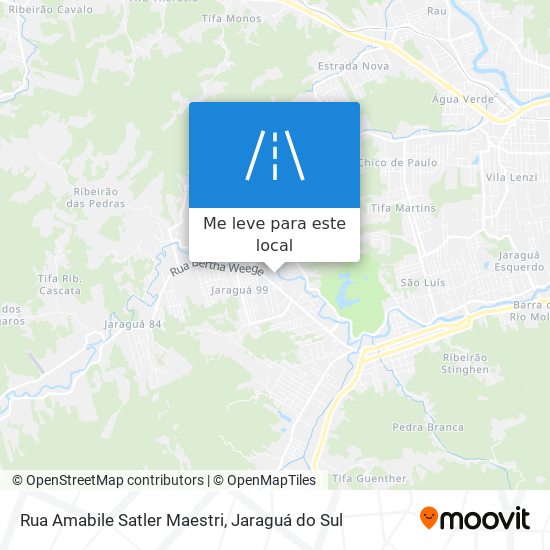 Rua Amabile Satler Maestri mapa