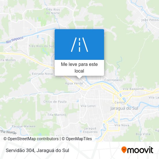 Servidão 304 mapa