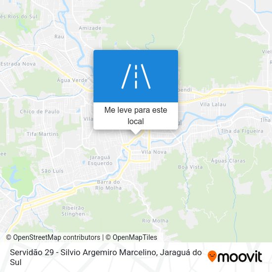 Servidão 29 - Silvio Argemiro Marcelino mapa