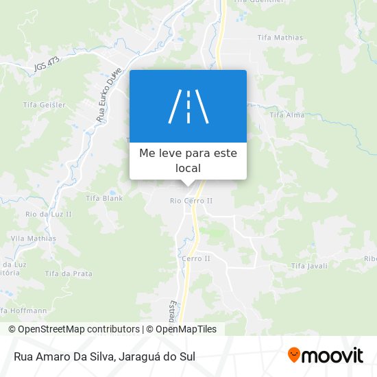 Rua Amaro Da Silva mapa