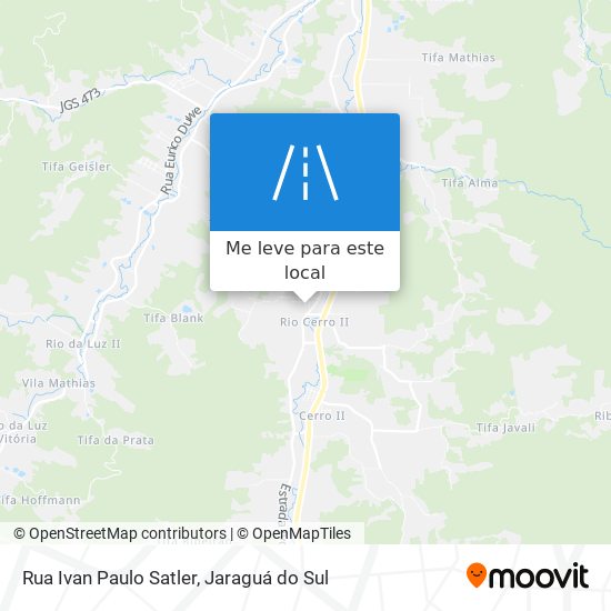 Rua Ivan Paulo Satler mapa