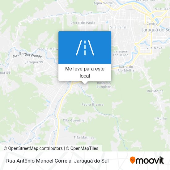 Rua Antônio Manoel Correia mapa