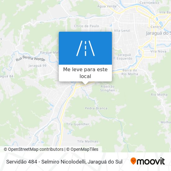 Servidão 484 - Selmiro Nicolodelli mapa