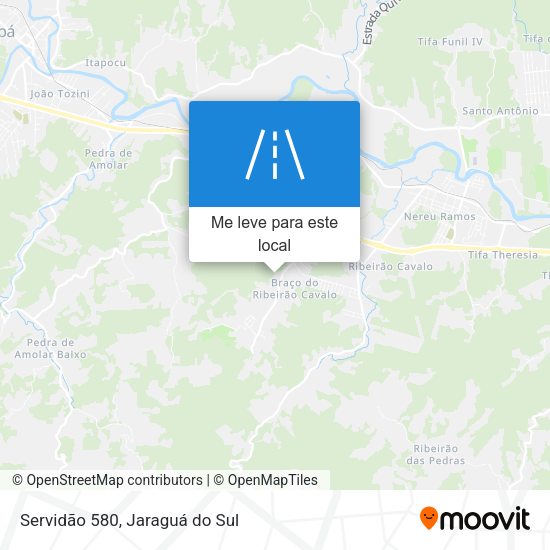 Servidão 580 mapa