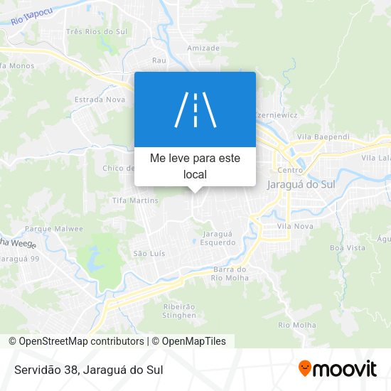 Servidão 38 mapa