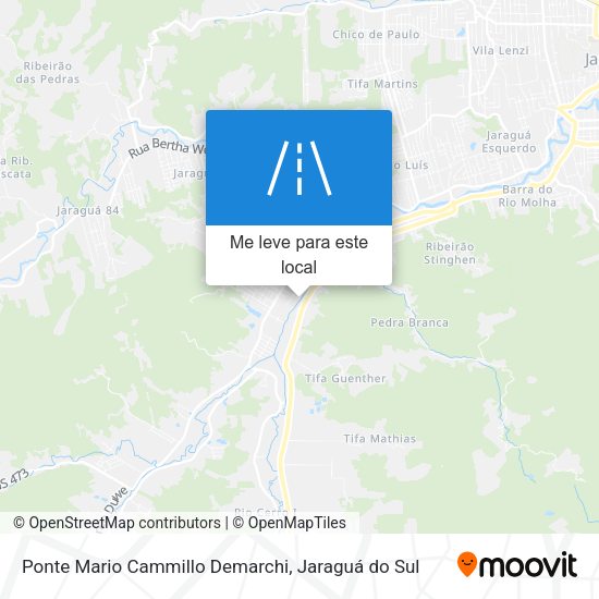 Ponte Mario Cammillo Demarchi mapa