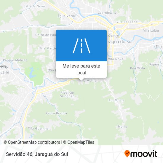 Servidão 46 mapa