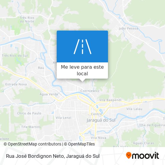 Rua José Bordignon Neto mapa