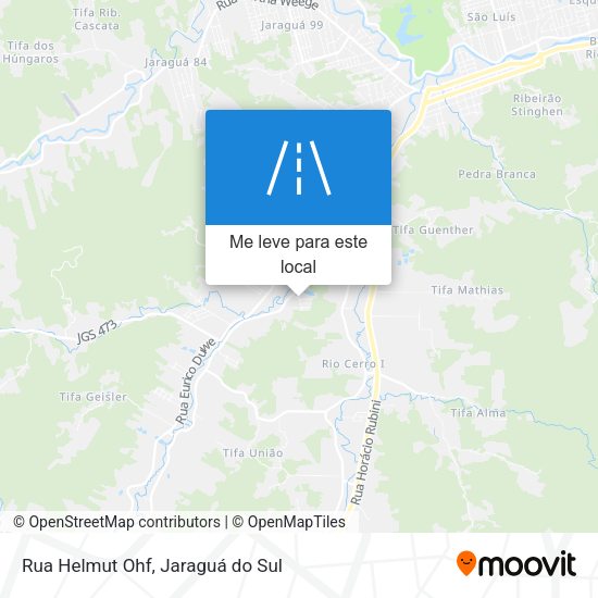 Rua Helmut Ohf mapa