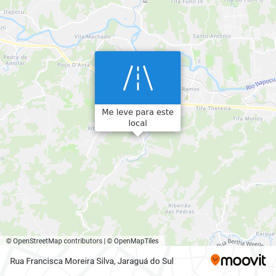 Rua Francisca Moreira Silva mapa