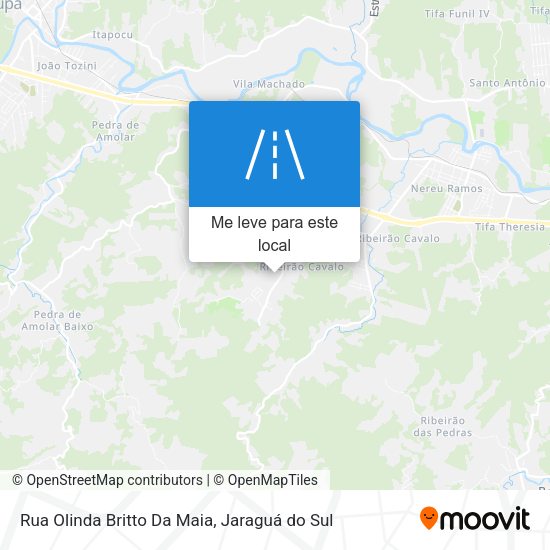 Rua Olinda Britto Da Maia mapa