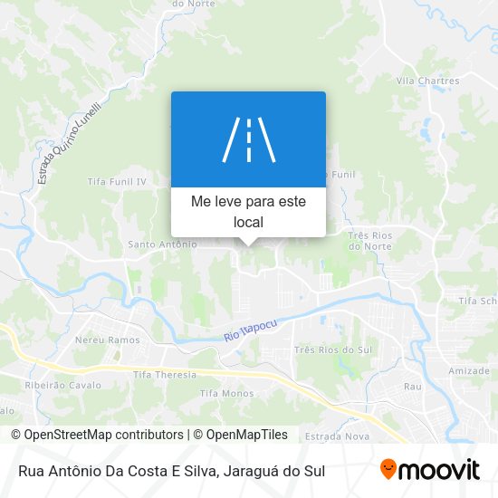 Rua Antônio Da Costa E Silva mapa
