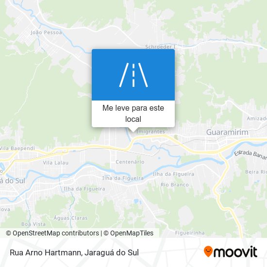 Rua Arno Hartmann mapa