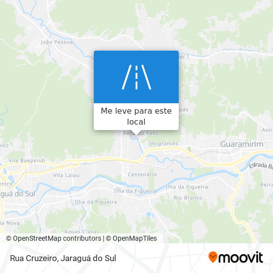 Rua Cruzeiro mapa