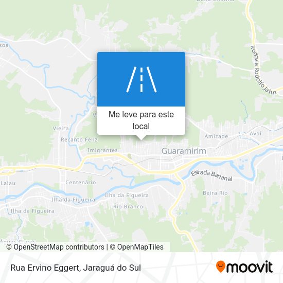 Rua Ervino Eggert mapa