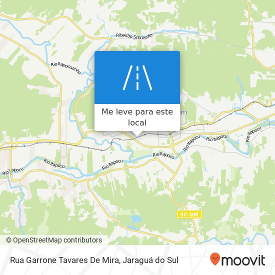 Rua Garrone Tavares De Mira mapa