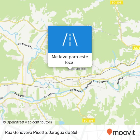 Rua Genoveva Pisetta mapa